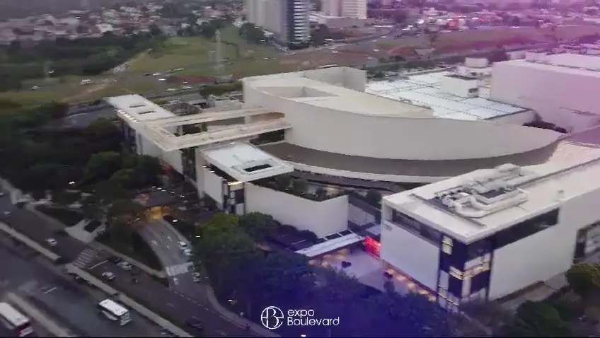 Vista aérea do complexo Iguatemi na apresentação do Expo Boulevard